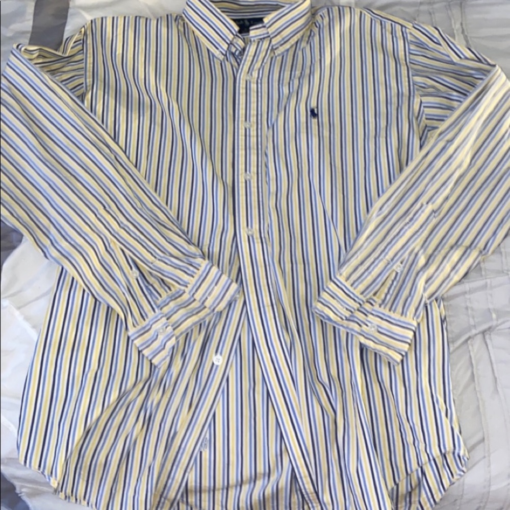 Button up men’s dress shirt